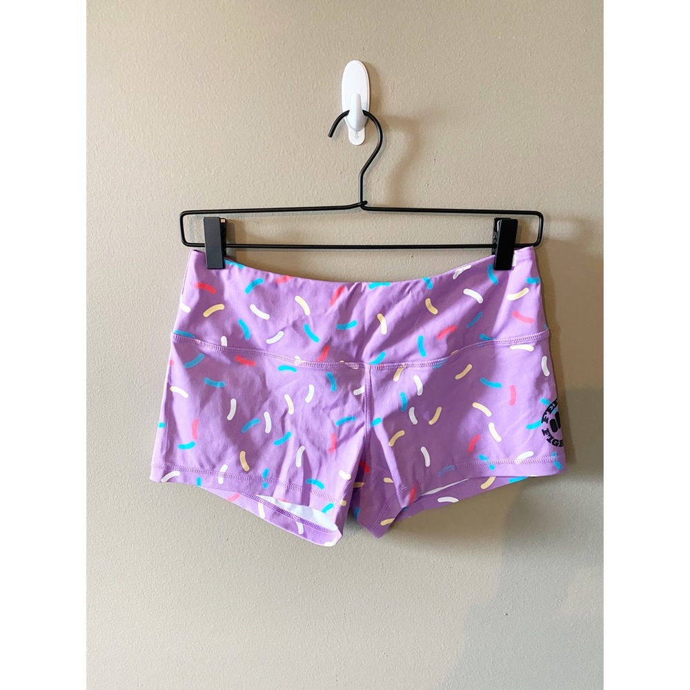 Feed Me Fight Me Purple Sprinkles Shorts